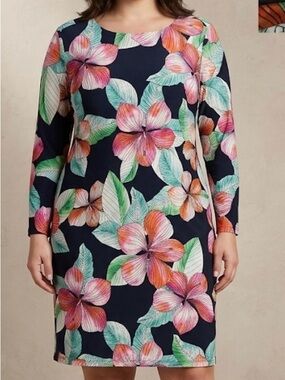 Floral Navy Shift Dress